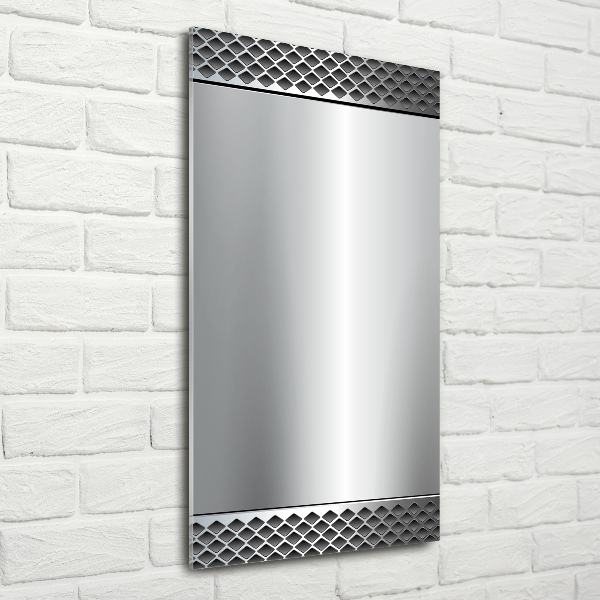 Fotocuadro de cristal elegante para hogar vertical Fondo de metal