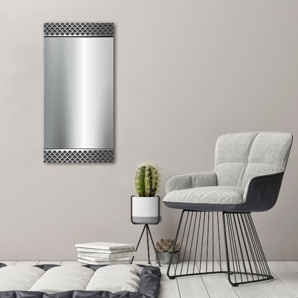 Fotocuadro de cristal elegante para hogar vertical Fondo de metal