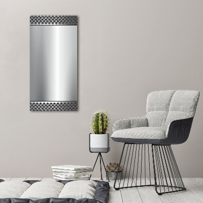 Fotocuadro de cristal elegante para hogar vertical Fondo de metal