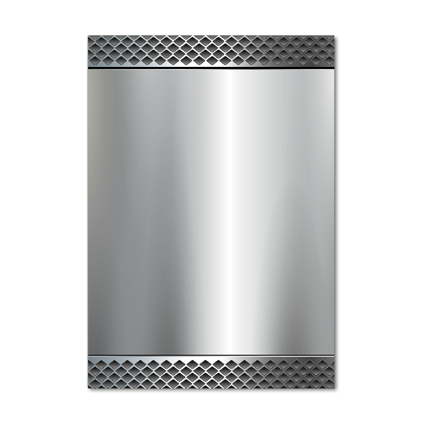 Fotocuadro de cristal elegante para hogar vertical Fondo de metal