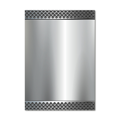 Fotocuadro de cristal elegante para hogar vertical Fondo de metal