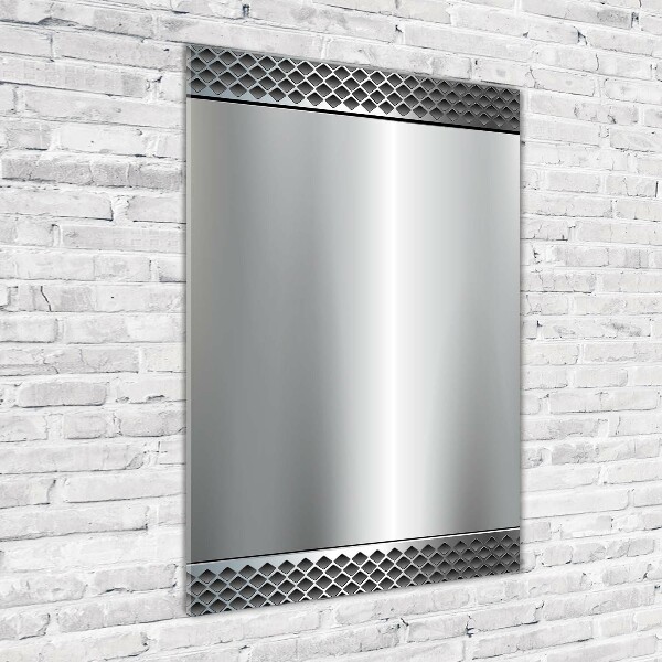 Fotocuadro de cristal elegante para hogar vertical Fondo de metal