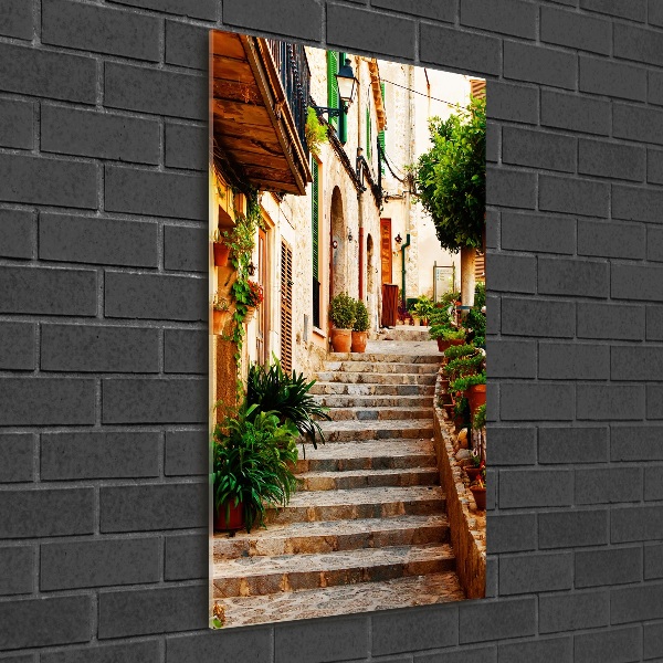 Cuadro de vidrio templado 4mm para pared vertical Calles en España