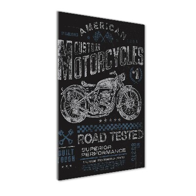 Cuadro de vidrio templado 4mm para pared vertical Automotor