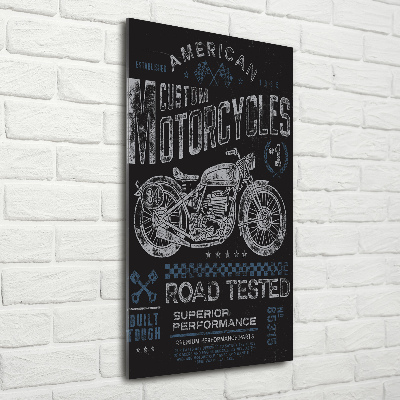 Cuadro de vidrio templado 4mm para pared vertical Automotor