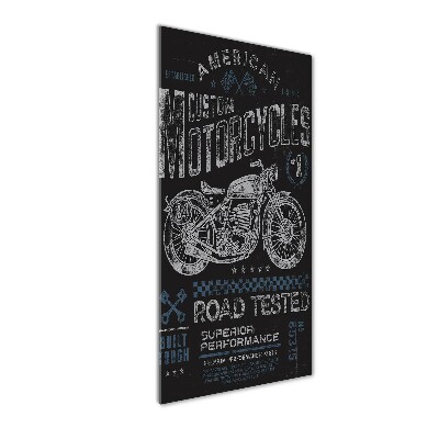 Cuadro de vidrio templado 4mm para pared vertical Automotor