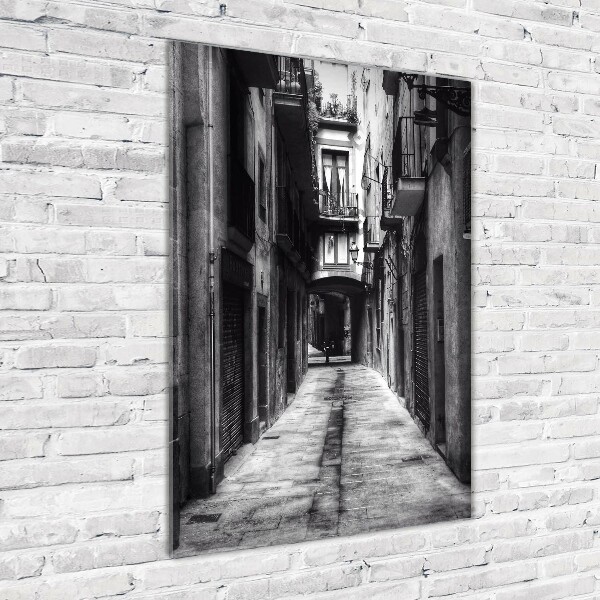 Cuadro decorativo en cristal con canto pulido vertical Barcelona, ​​España