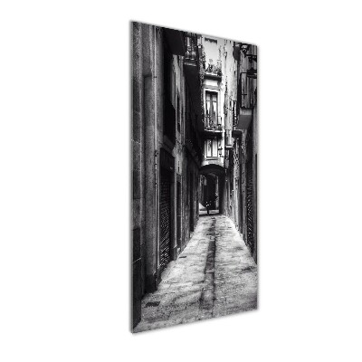 Cuadro decorativo en cristal con canto pulido vertical Barcelona, ​​España