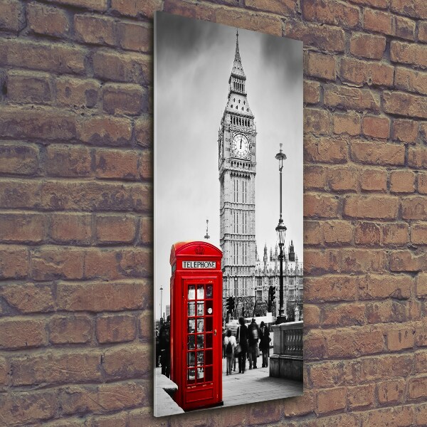 Cuadro de vidrio templado 4mm para pared vertical Big Ben de Londres