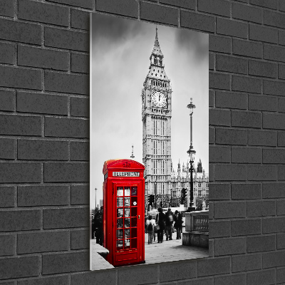 Cuadro de vidrio templado 4mm para pared vertical Big Ben de Londres
