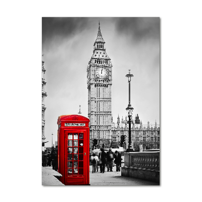 Cuadro de vidrio templado 4mm para pared vertical Big Ben de Londres