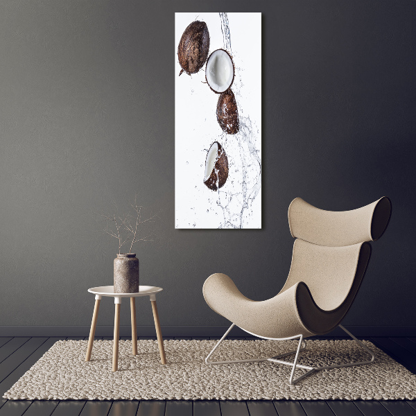 Cuadro de vidrio templado 4mm para pared vertical Coco