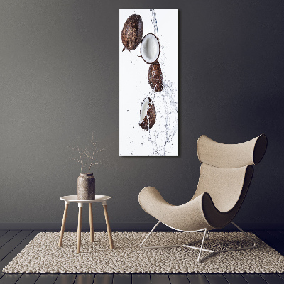 Cuadro de vidrio templado 4mm para pared vertical Coco