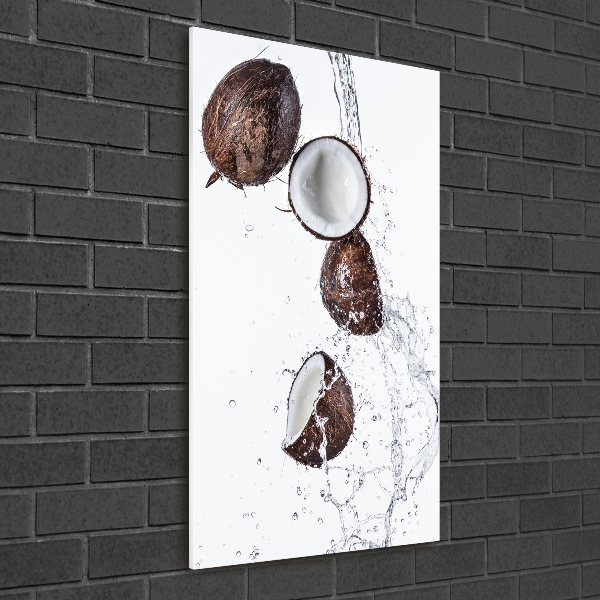 Cuadro de vidrio templado 4mm para pared vertical Coco