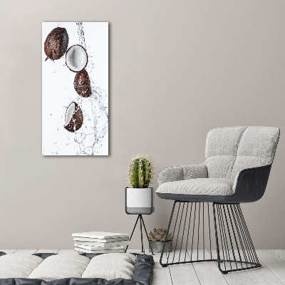 Cuadro de vidrio templado 4mm para pared vertical Coco