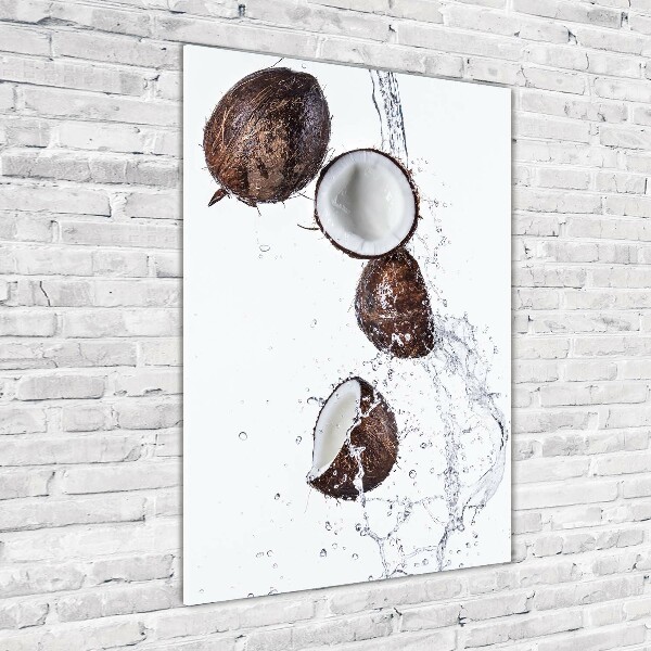 Cuadro de vidrio templado 4mm para pared vertical Coco