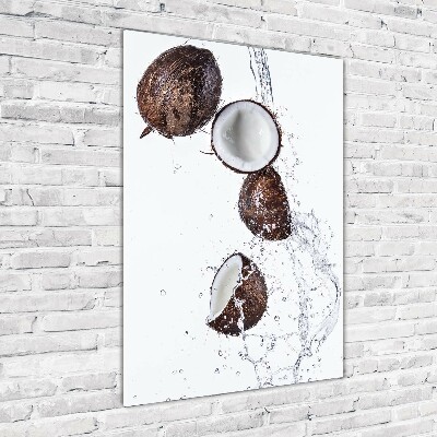 Cuadro de vidrio templado 4mm para pared vertical Coco