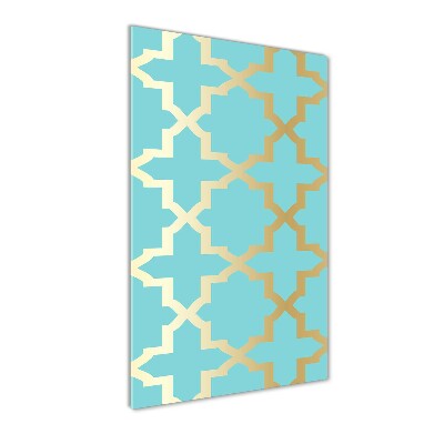 Foto obraz szkło hartowane pionowy Wzór arabski