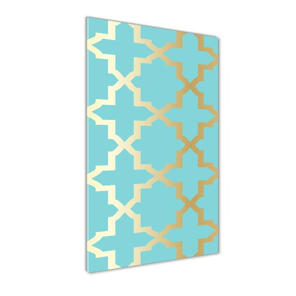 Foto obraz szkło hartowane pionowy Wzór arabski