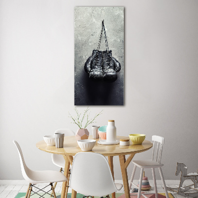 Foto obraz na szkle pionowy Rękawice bokserskie