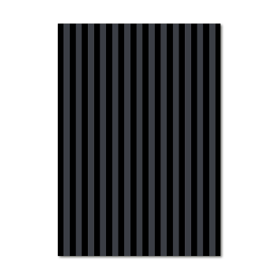 Cuadro de cristal moderno efecto brillo vertical Rayas negras y grises