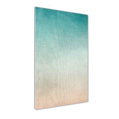 Fotocuadro de cristal elegante para hogar vertical Fumar