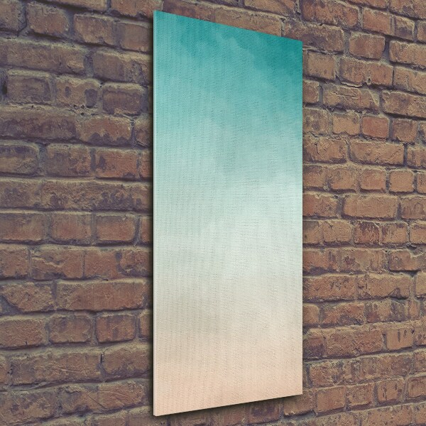 Fotocuadro de cristal elegante para hogar vertical Fumar