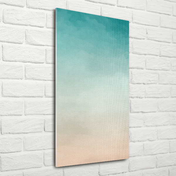 Fotocuadro de cristal elegante para hogar vertical Fumar