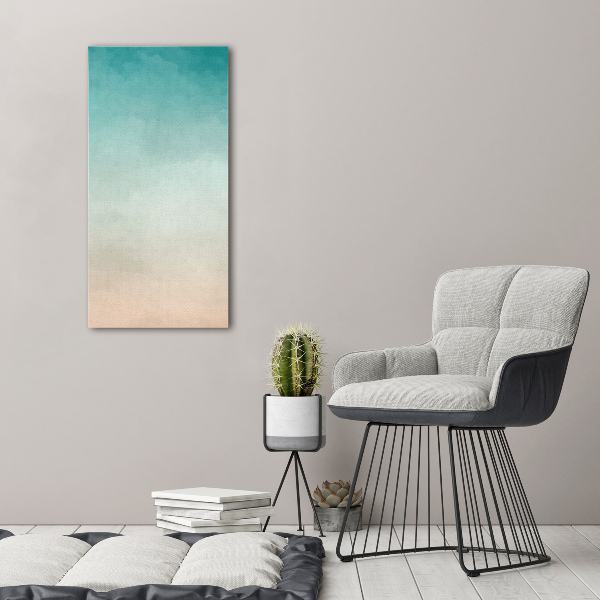 Fotocuadro de cristal elegante para hogar vertical Fumar