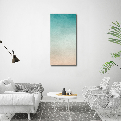 Fotocuadro de cristal elegante para hogar vertical Fumar