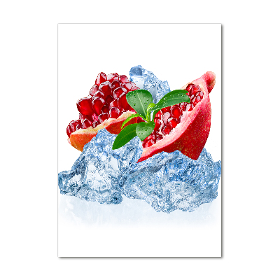 Cuadro de cristal moderno efecto brillo vertical Granada