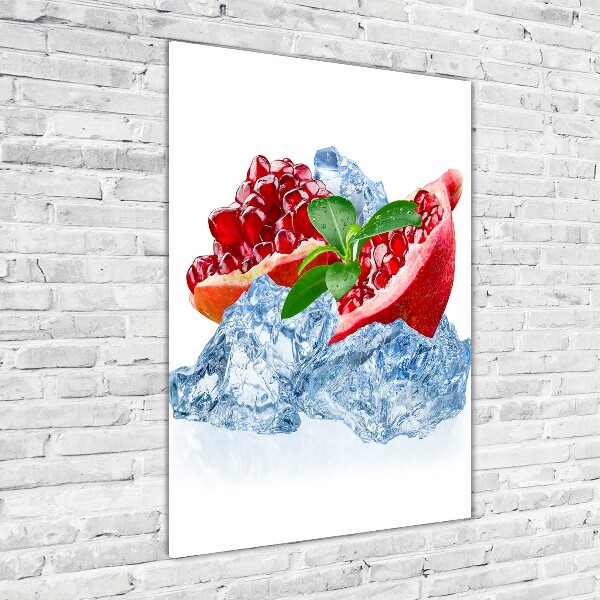 Cuadro de cristal moderno efecto brillo vertical Granada