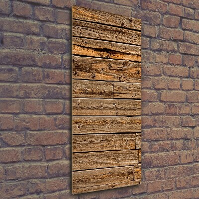 Cuadro de vidrio templado 4mm para pared vertical pared de madera