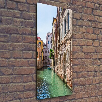 Cuadro decorativo en cristal con canto pulido vertical Venecia, Italia