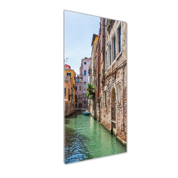Cuadro decorativo en cristal con canto pulido vertical Venecia, Italia