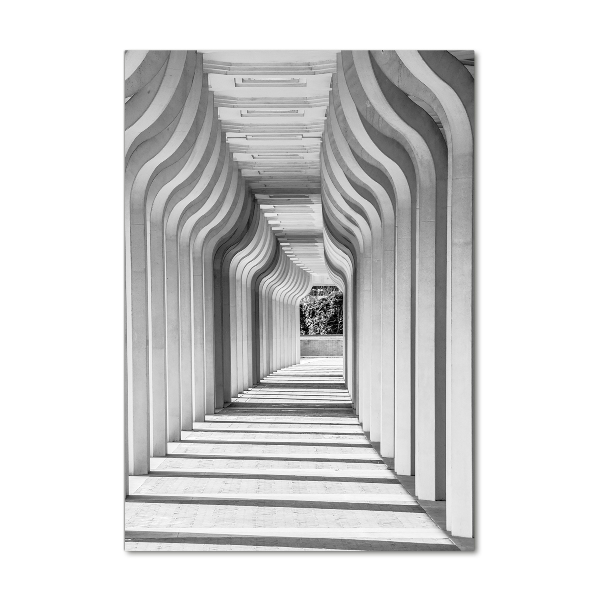 Fotocuadro de cristal elegante para hogar vertical Corredor