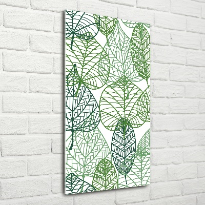 Cuadro de vidrio templado 4mm para pared vertical Hojas