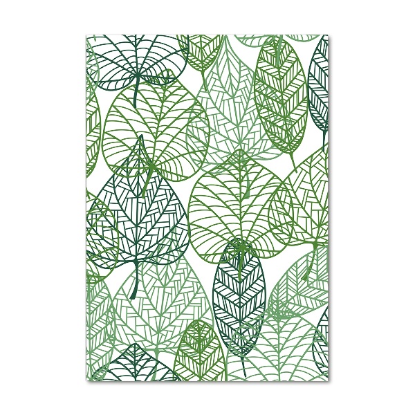 Cuadro de vidrio templado 4mm para pared vertical Hojas