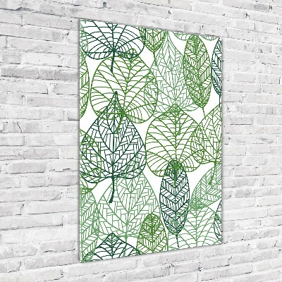 Cuadro de vidrio templado 4mm para pared vertical Hojas