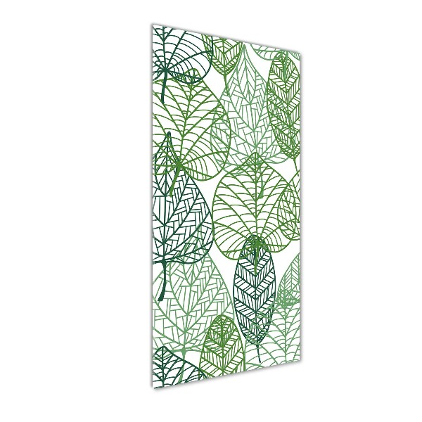 Cuadro de vidrio templado 4mm para pared vertical Hojas