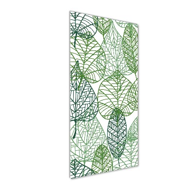 Cuadro de vidrio templado 4mm para pared vertical Hojas