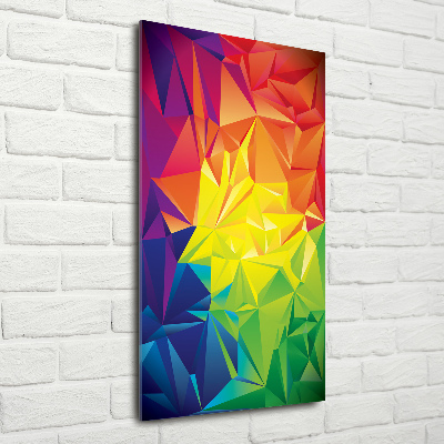 Fotocuadro de cristal elegante para hogar vertical Fondo abstracto