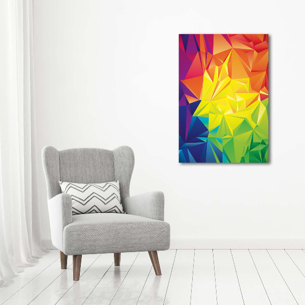 Fotocuadro de cristal elegante para hogar vertical Fondo abstracto