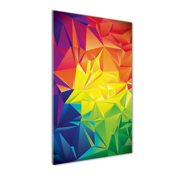 Fotocuadro de cristal elegante para hogar vertical Fondo abstracto