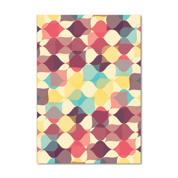 Foto obraz szklany pionowy Geometryczne tło