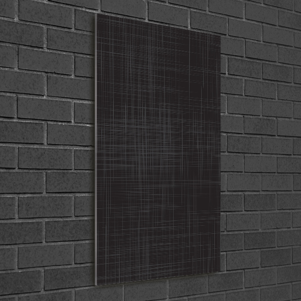 Cuadro de vidrio templado 4mm para pared vertical Textura de lino