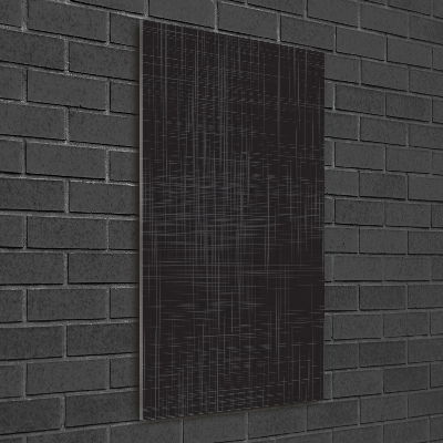 Cuadro de vidrio templado 4mm para pared vertical Textura de lino