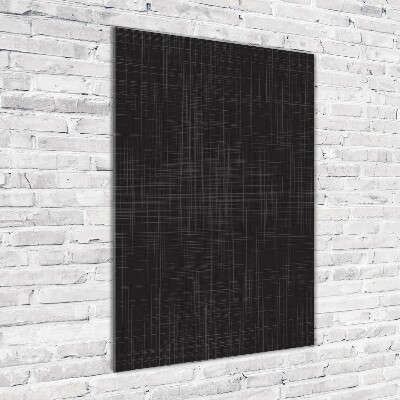 Cuadro de vidrio templado 4mm para pared vertical Textura de lino