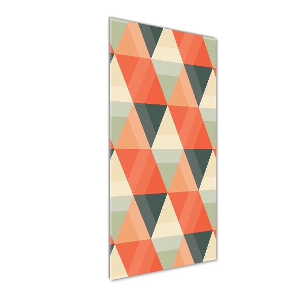 Foto obraz szklany pionowy Geometryczne tło