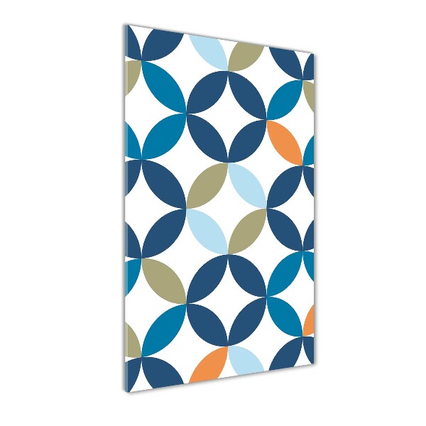 Cuadro de vidrio templado 4mm para pared vertical Fondo geométrico